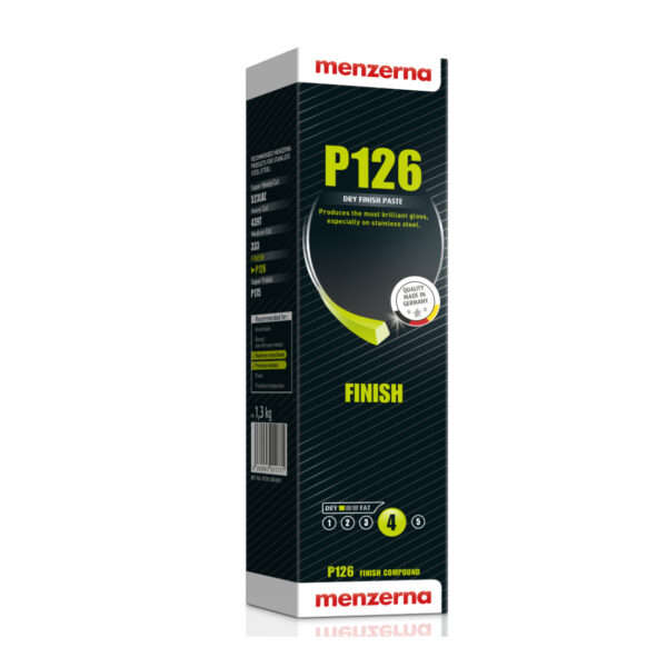 Menzerna P126 Trockenfinish Paste für Edelstahl 1,3 kg