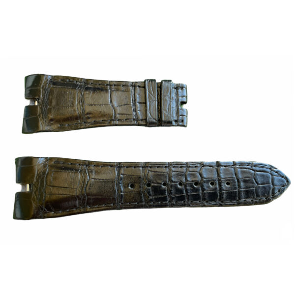 Roger Dubuis Lederarmband Schwarz 25x18 mm