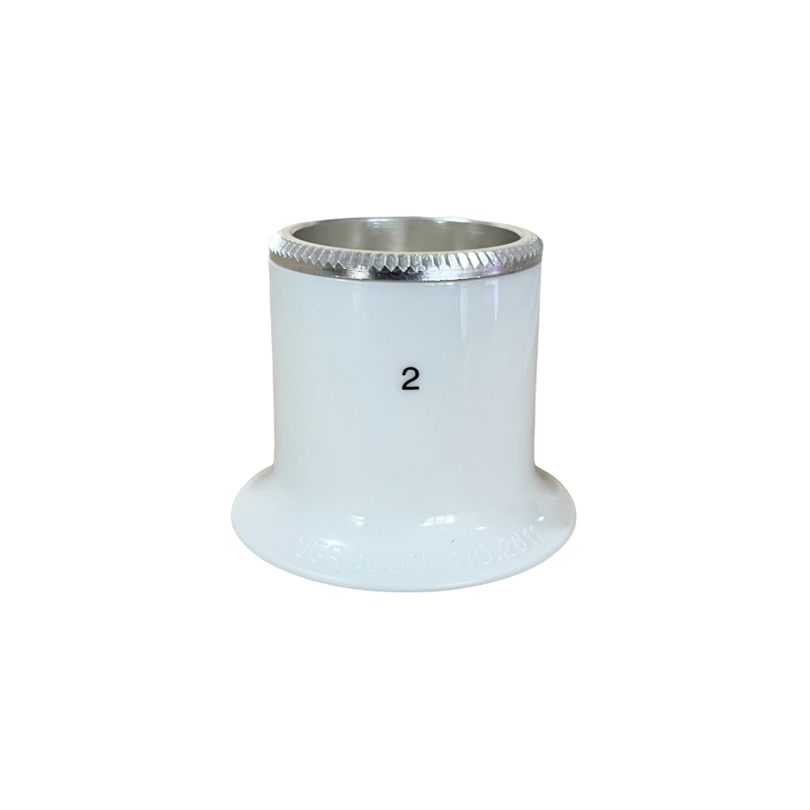 Bergeon 2611-B-2 Uhrmacherloupe, Weiß, Vergrößerung 5