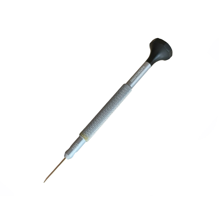 Bergeon 31081-100 Nichtmagnetischer Schraubendreher mit Elfenbein-Griff 1.00mm