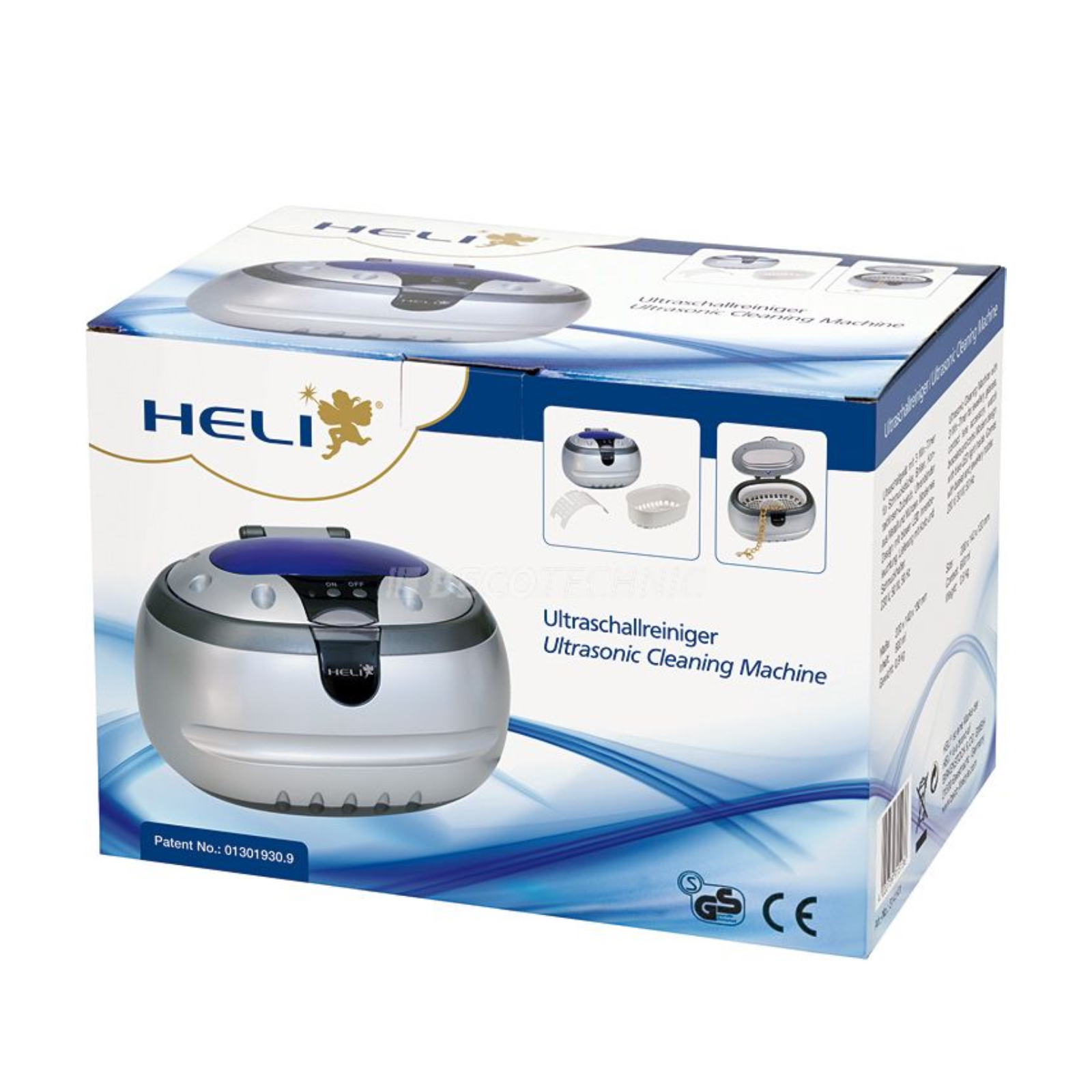 Heli Ultraschallreinigungsgerät für Schmuckreinigung im Einzelhandel und zu Hause (600 ml) - Image 2