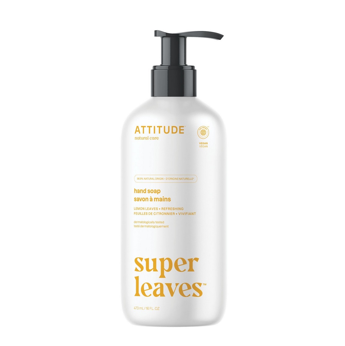 Liquid Hand Soap, Limette Blätter, Super Blätter, ATTITUDE