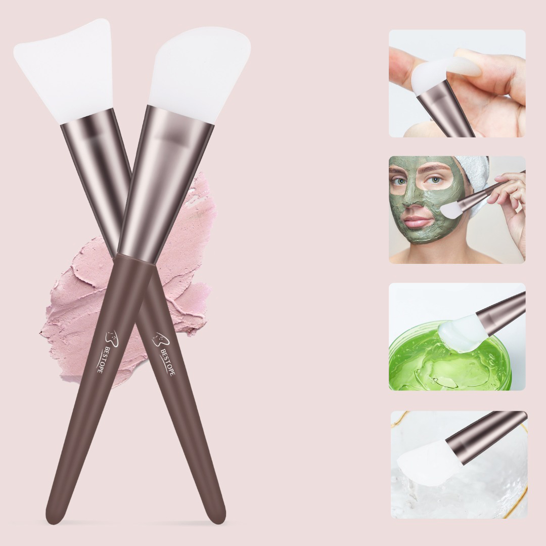 BESTOPE Make-up-Pinsel Set - Grau - Image 2