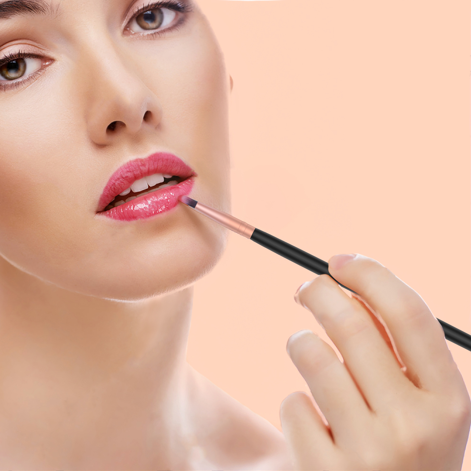BESTOPE Make-up Pinsel Set 16er Set Premium Synthetik - Image 2