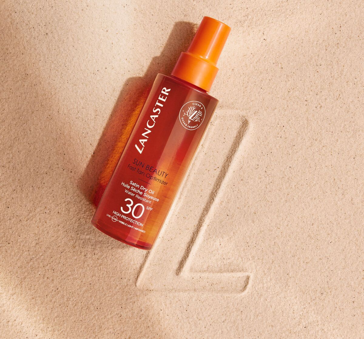 LANCASTER Sun Beauty Fast Tan Optimizer Satin Dry Oil SPF30 150 ml - Image 2