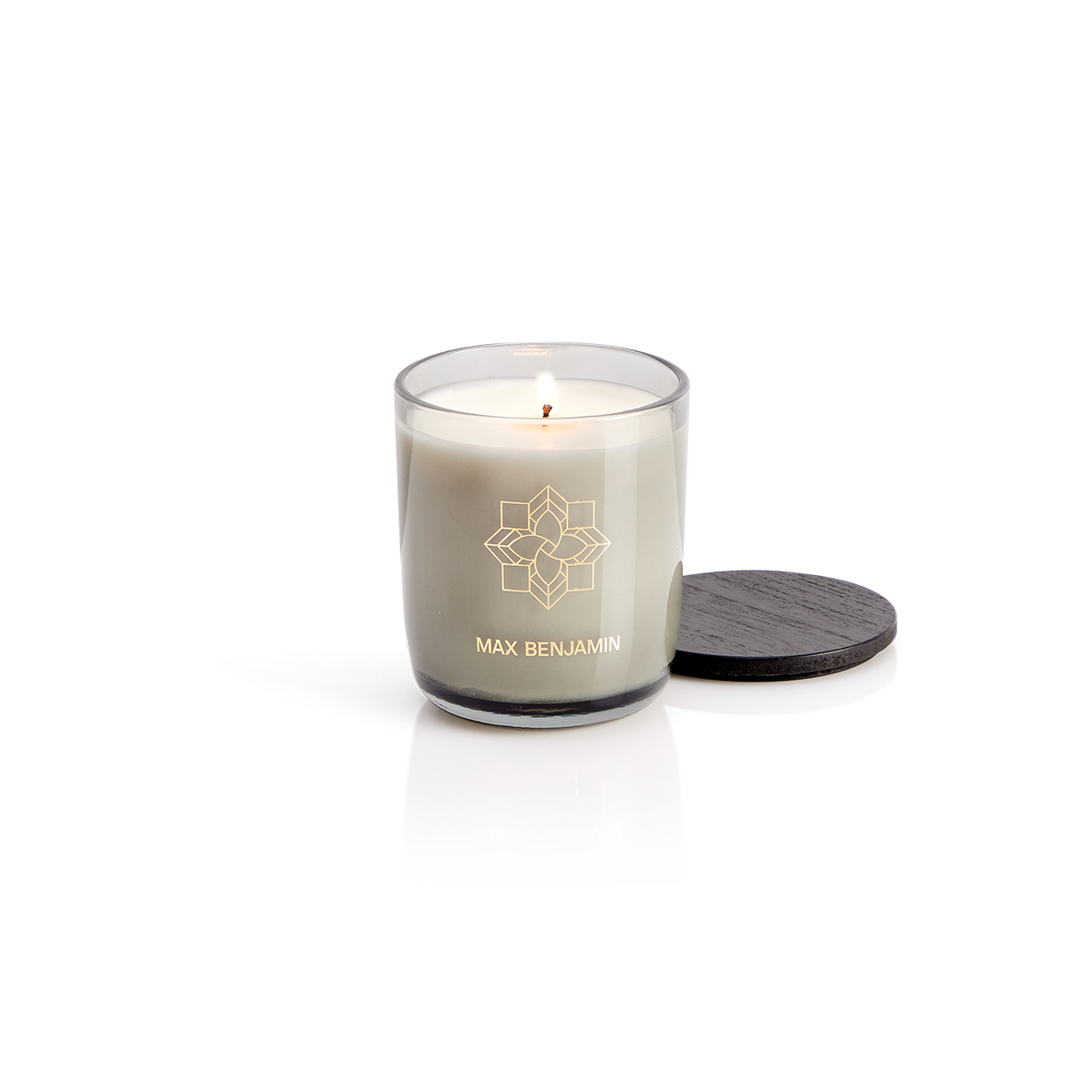 French Linen Water Luxury Natural Candle&Lid Max Benjamin - Image 2