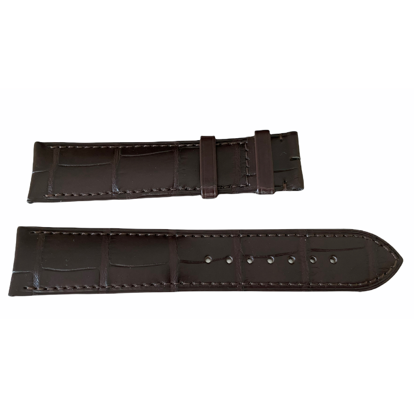 Neuer Cartier Uhrenriemen in Braun mit 20mm Lederband – Modell KD1QBN87