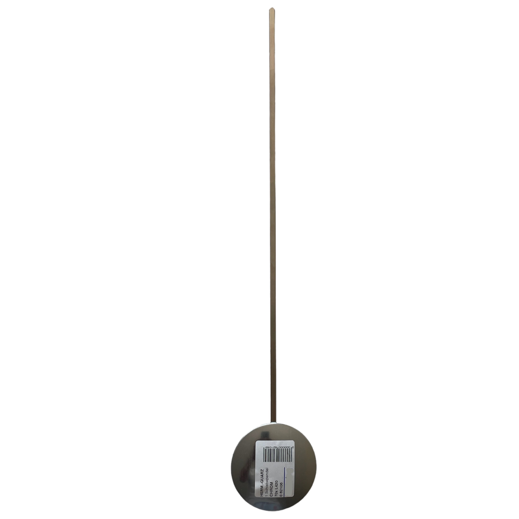 Universelle Chrom Pendel für Quarzuhren Ø 70 mm, 420 mm