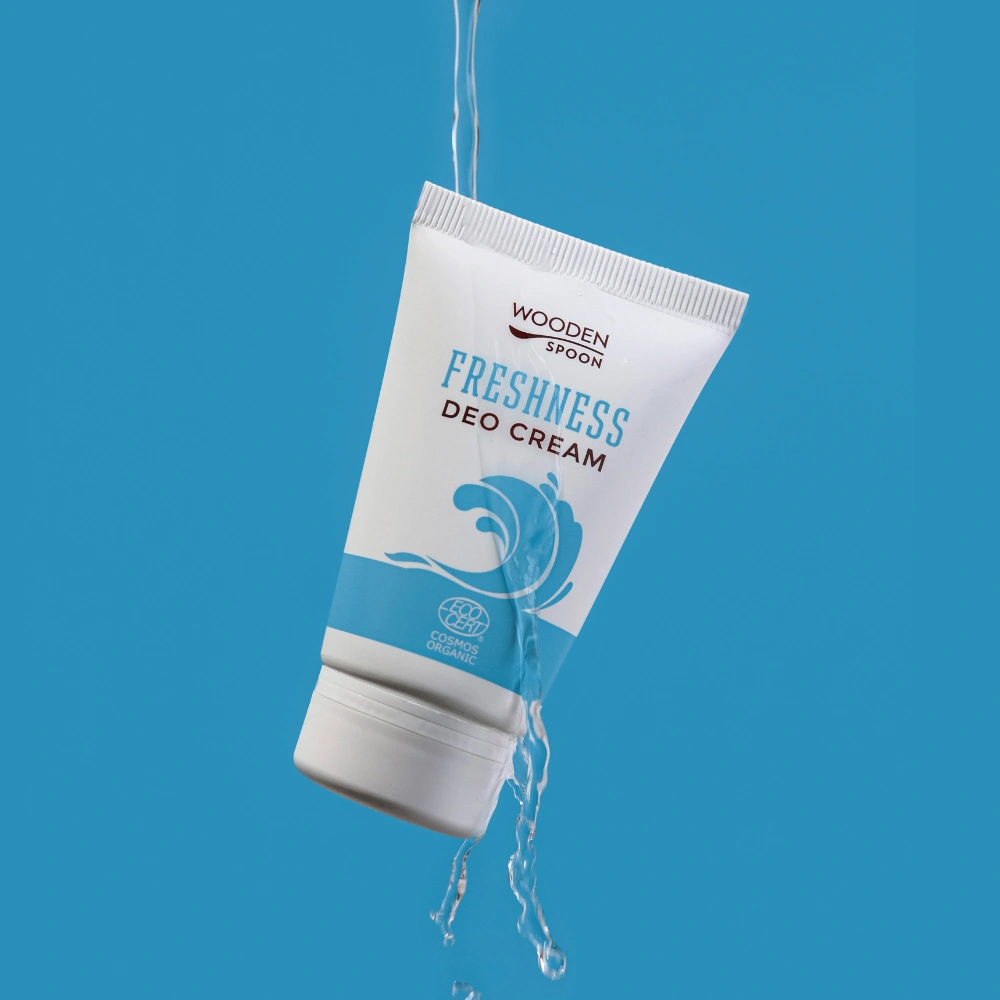 Bio Deo Creme Freshness Wooden Spoon, Bio Deodorant - Image 3
