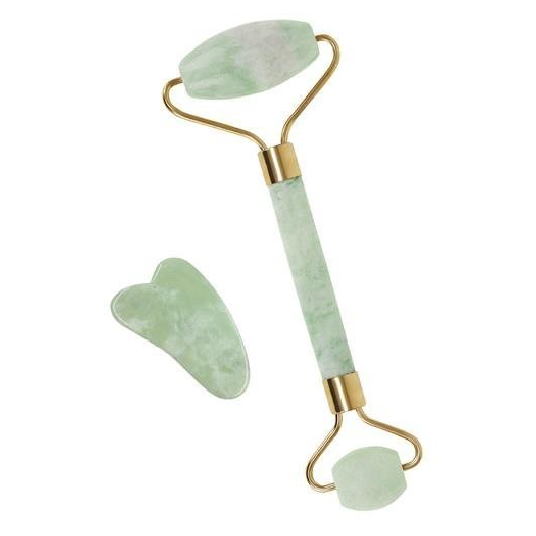 Jade Roller Gesichtsmassagegerät, Gesichts Schönheitsgerät