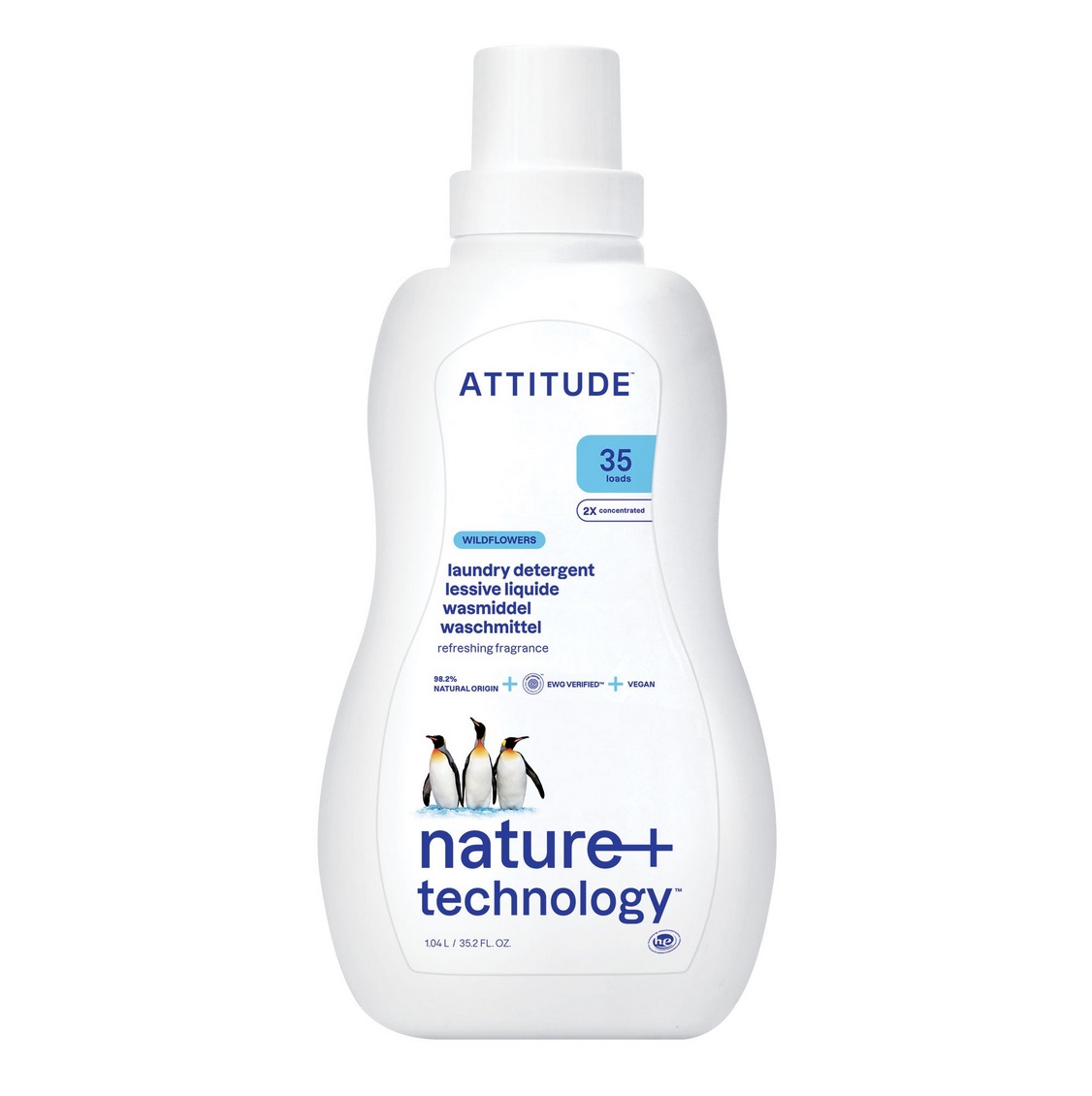 Laundry Liquid, Wildflowers, 35 Läden, ATTITUDE