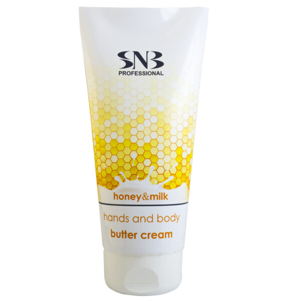SNB Professional HONEY & MILK Hands und Körper Buttercreme 200 ml