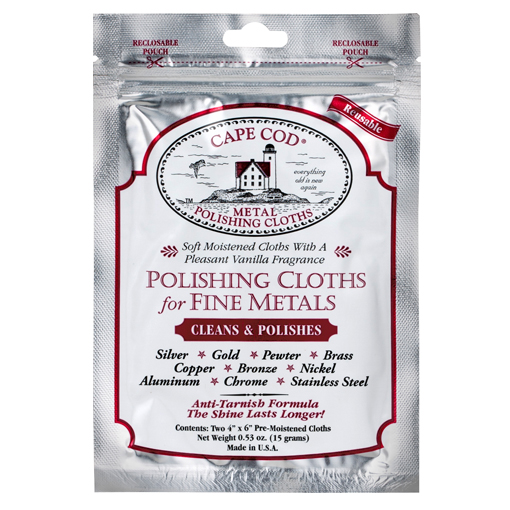Cape Cod Metal Polishing Cloth – Twin Pack