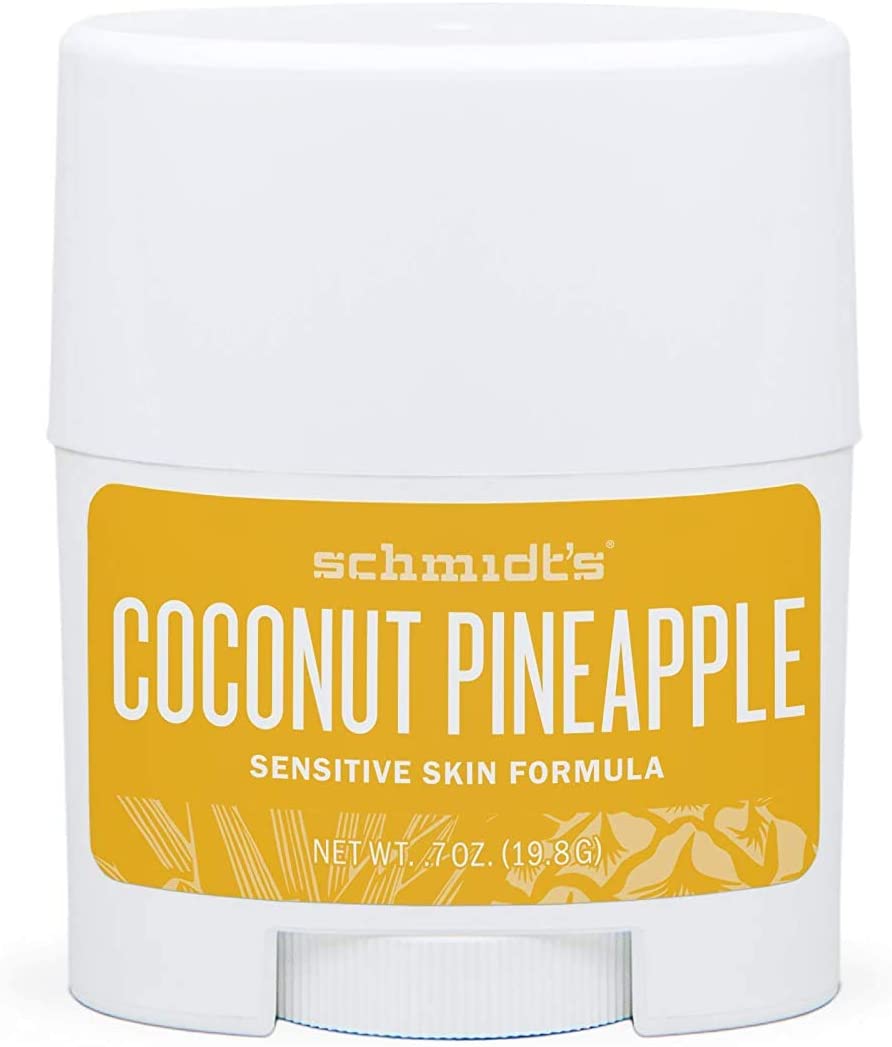 Schmidt's Sensitive Natural Deodorant Stick Kokos + Ananas (Reisegröße 19,8g)