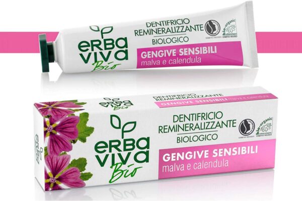Erba Viva Bio Organische Zahnpasta mit Malve und Calendula 75 ml
