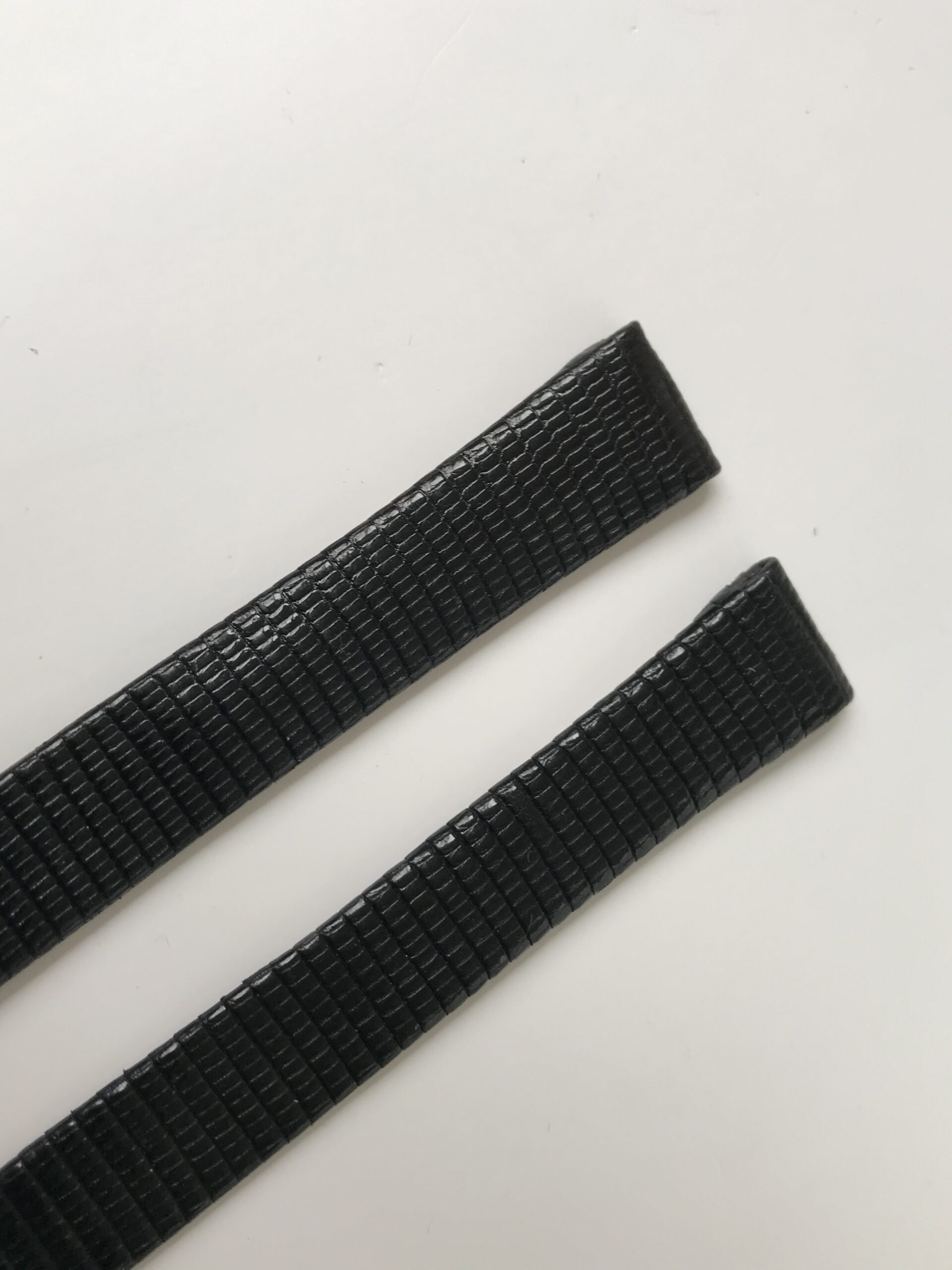 Neuer schwarzer Lederriemen für Damenuhren Chopard 15mm - Image 3