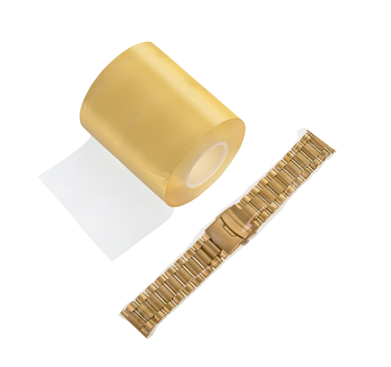 Adhäsiver Folienrollen für den Schutz von hochwertigen Uhren, Schmuck und Luxusgütern, 4 cm x 50 m
