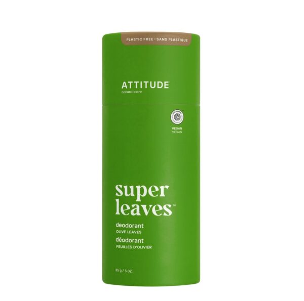 ATTITUDE Super Leaves, Biodegradierbarer Deodorant mit Olivenblättern