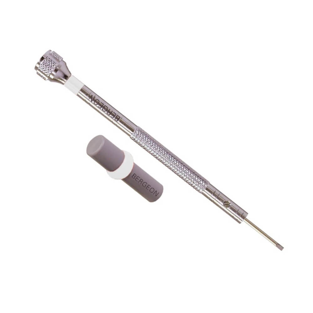 Bergeon 30080-C Uhrmacher-Schraubendreher mit Ersatzblättern 0.60mm