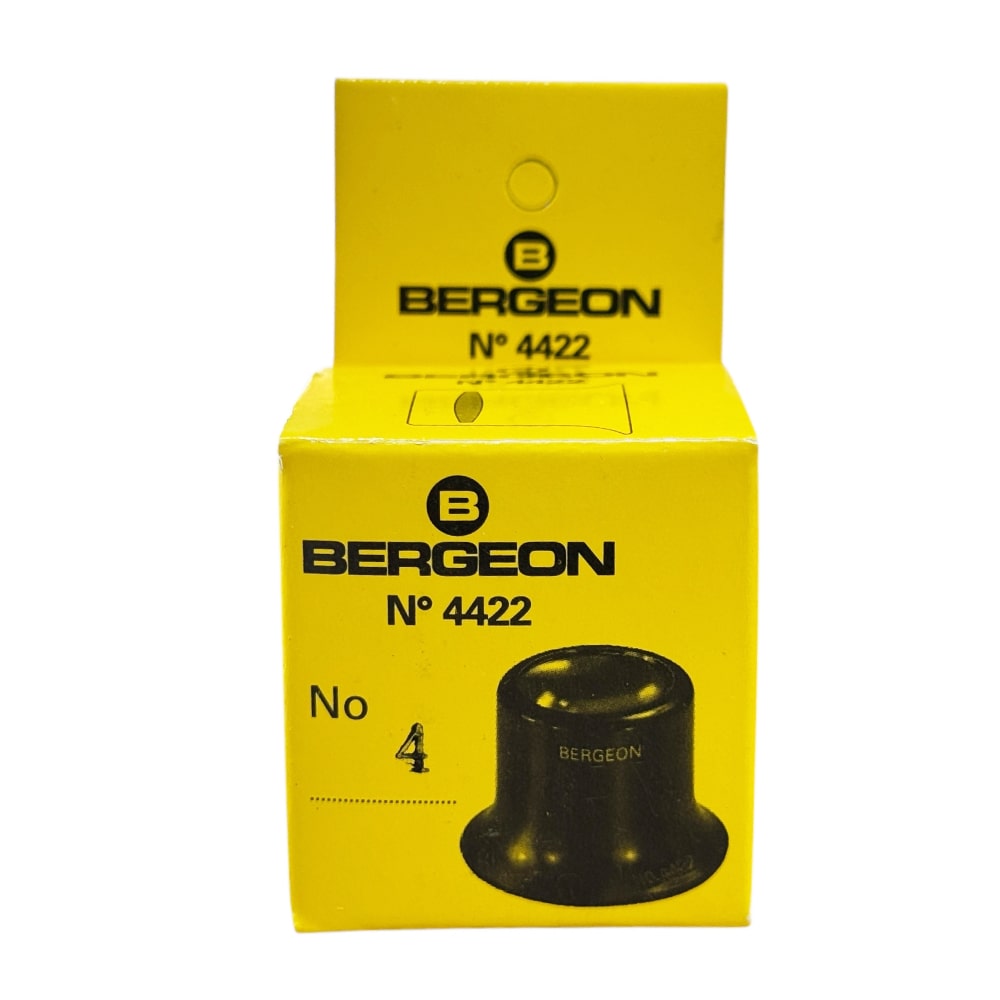 Bergeon 4422-4 Uhrmacher Lupe, Kunststoffgehäuse, Innen-Schraubring, x2.5 Vergrößerung - Image 3