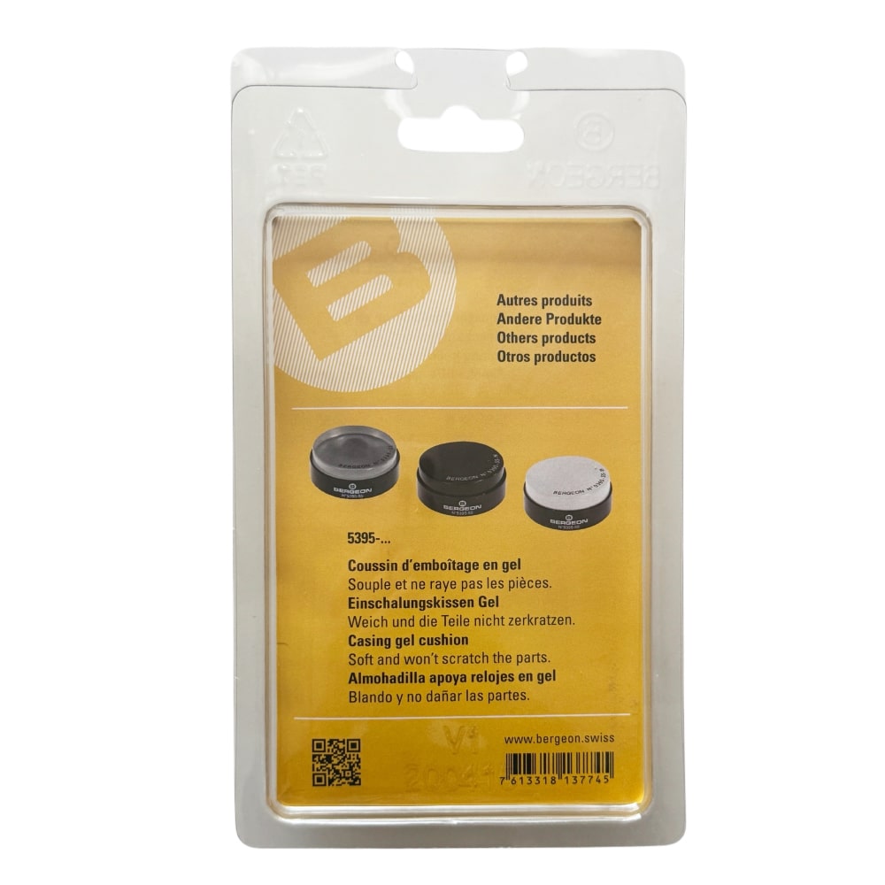 Bergeon 5395-55-N Soft Gel Casing Cushion, 55 mm Schwarz - Image 2