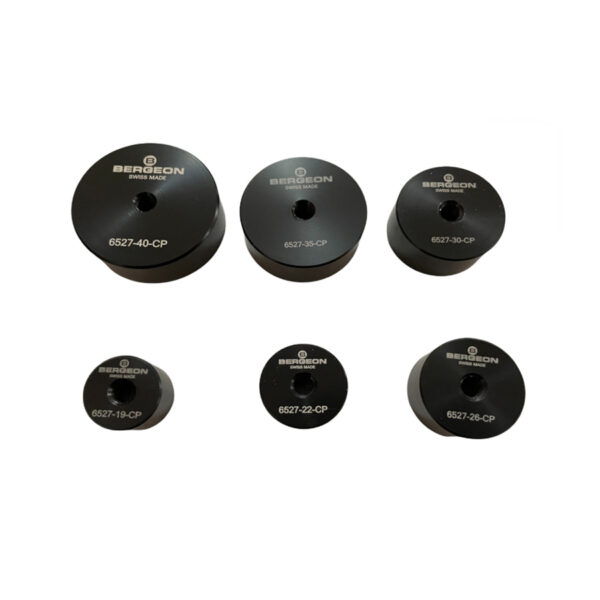 Bergeon 6527-6CP Glasfitting-Stempel für gewölbte Mineralglas Ø19-40mm