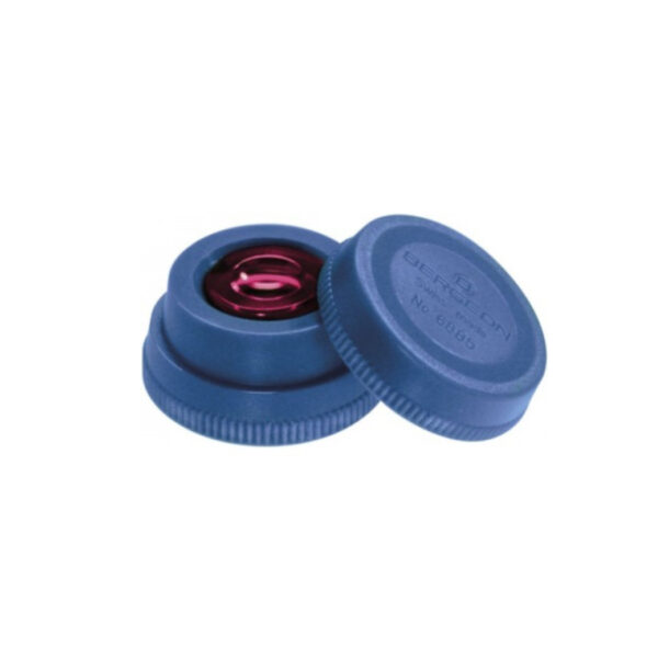 Bergeon 6885-B blaue Ölkuppe mit rotem Innenglas