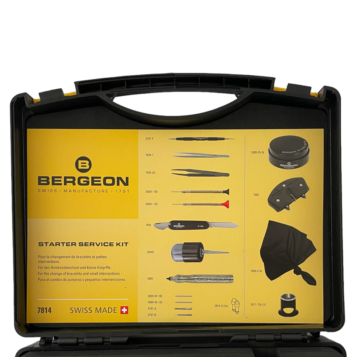 Bergeon 7814 Starter-Service-Set mit 18 Werkzeugen für Uhrmacher - Image 3