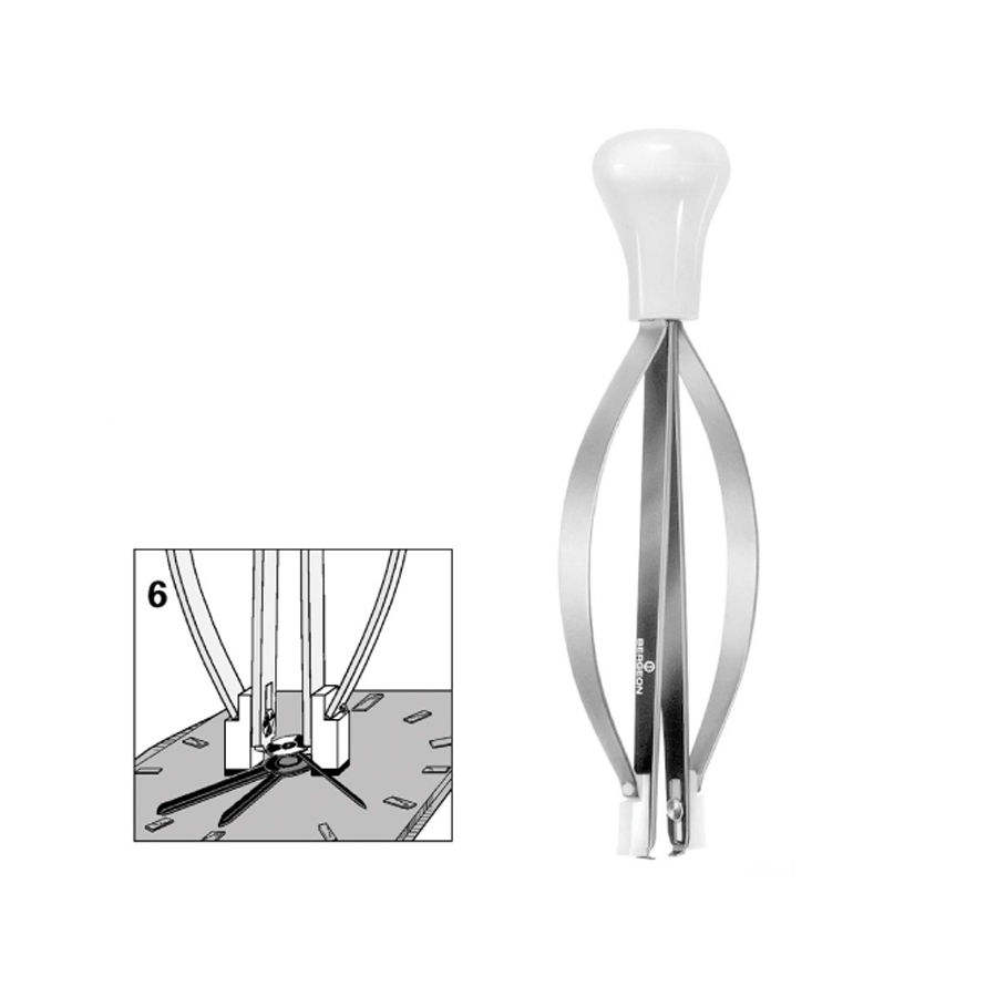 Bergeon Presto 30670 – 6-Sekunden-Zeigerentferner, Puller, Hebel, Lifter, gebogener Zifferblatt