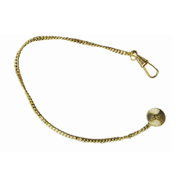 Messing-Goldbeschlagte Kordel für Herrenuhr – 23 cm, 2,9 mm