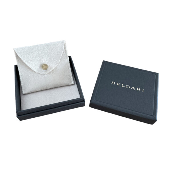 Bvlgari Kartonbox mit Innenfächern für Silber Schmuck