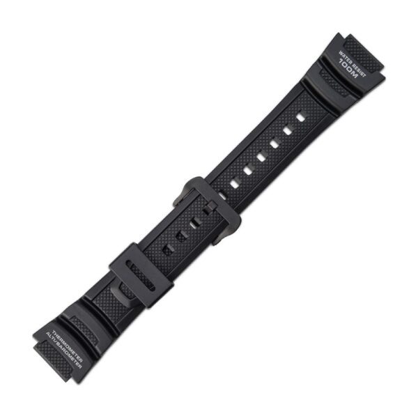 Casio Kunststoff Schwarz Armband 10360816 für SGW-300H, SGW-400H, 18 mm