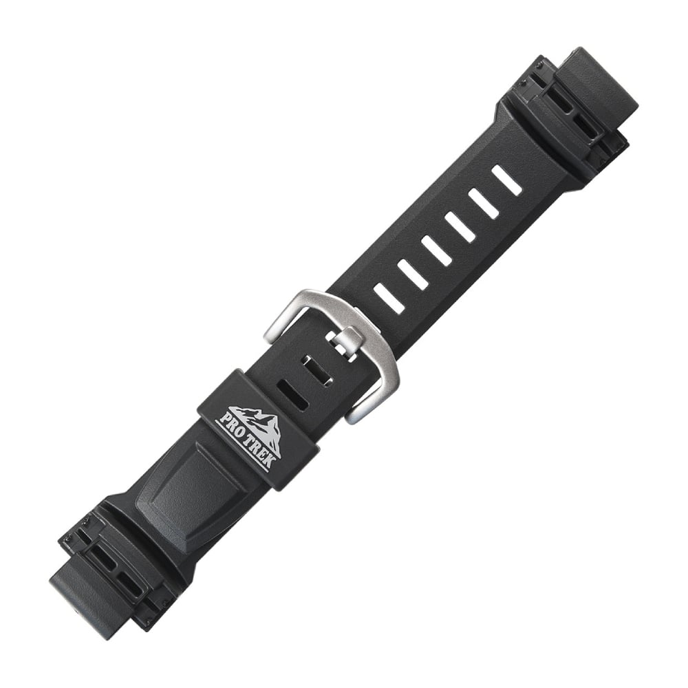 Casio Kunststoff Schwarz Armband 10390035 für PRG-250, PRG-510, PRW-2500, PRW-5100, 18 mm