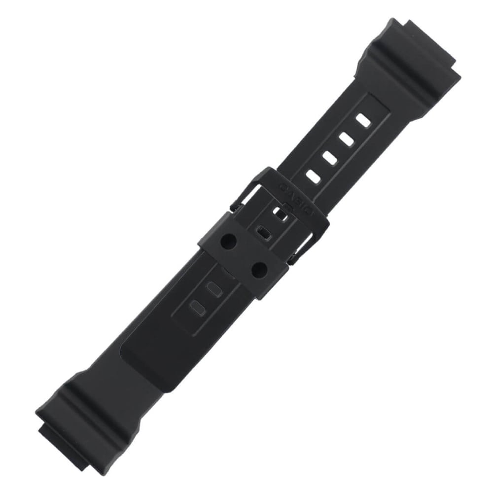 Casio Kunststoff Schwarz Armband 10478124 für AD-S800, AD-S800WH, 26 mm
