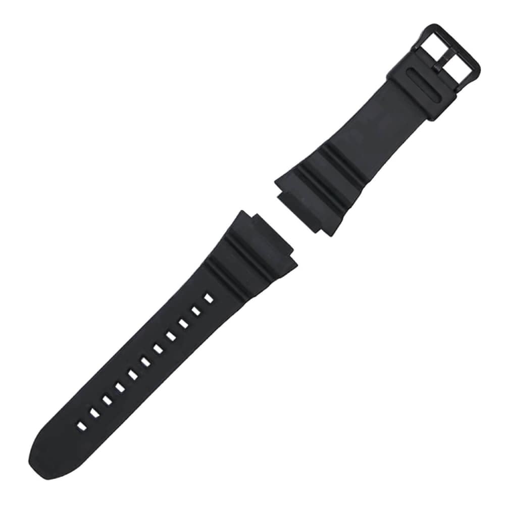 Casio Kunststoff schwarzer Armbandriemen 10538961 für AE-3000W-1AV,AE-3000W-9AV, CPA-100-1AV, CPA-100-9AV, 25 mm