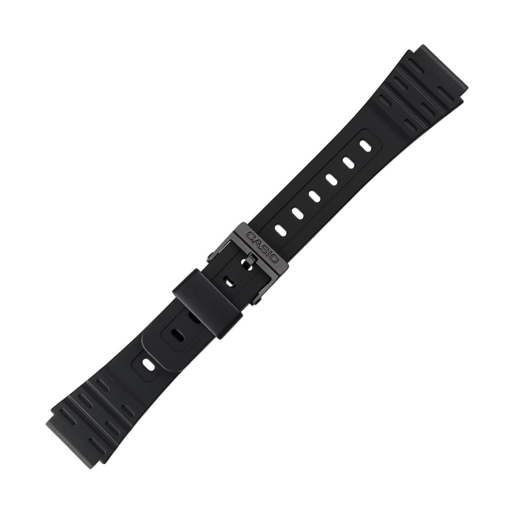Casio Kunststoff schwarzer Armband (71604816) für W-59, W-59-1VD 18 mm
