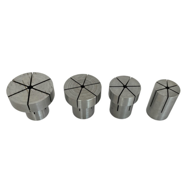 Boley Collet Set mit M16 Rechtsgewinde für Lappingmaschine oder Polierhalter 20-25 - 30 - 35 mm