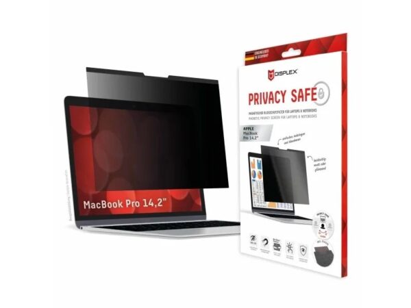 Displex Privatschutz Magnetfolie für Apple MacBook Pro 14,2 Zoll Laptops und Notebooks