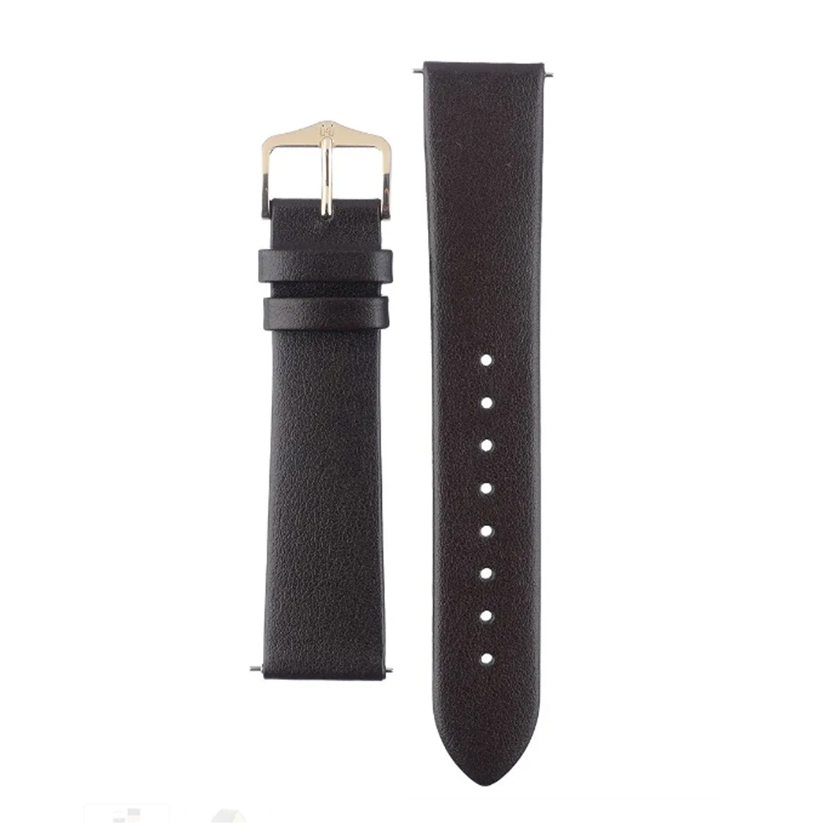 Hirsch Brown Calf Leather Watch Strap Toronto L 20 mm 03702010-1-20 - Image 3