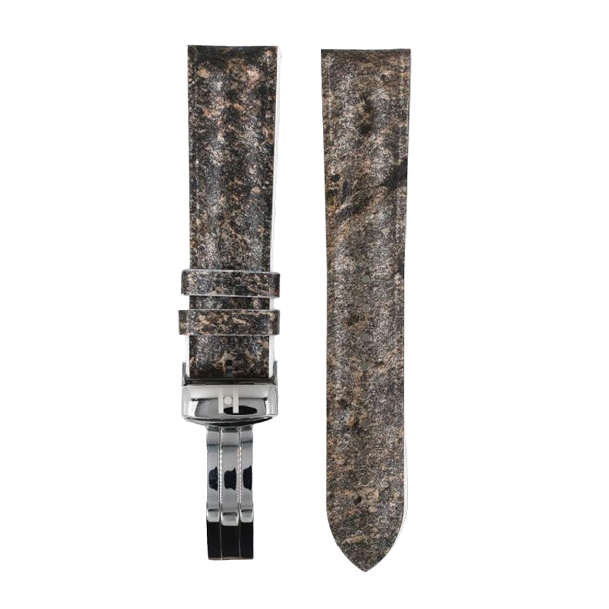 Hirsch braune Lederarmband Stone M 18 mm 0920044131-2-18 - Image 3