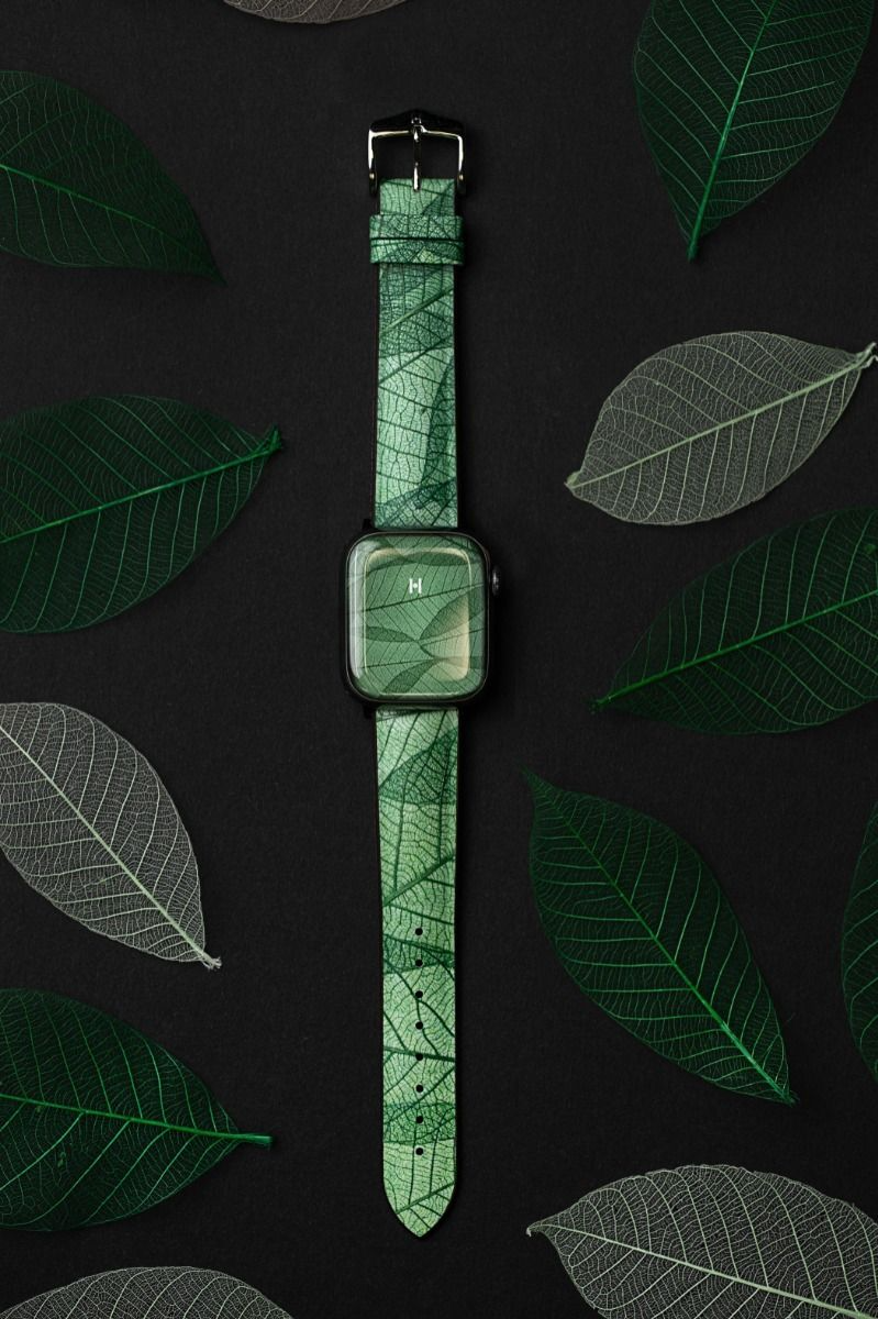 Hirsch Blattgrün Armband 20 mm 0921046040-2-20 - Image 4