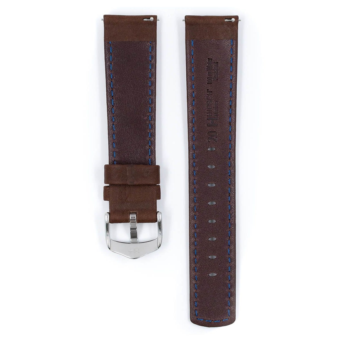 Hirsch Mariner L braune Kalbledose mit 20 mm 14502110-2-20 - Image 3
