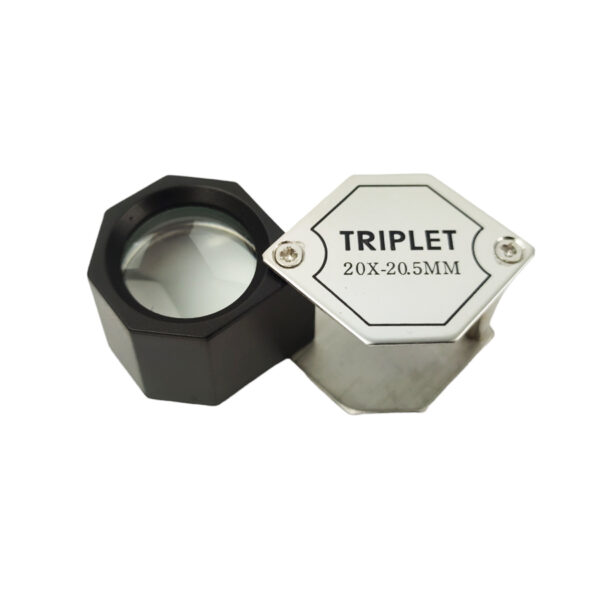 Horotec MSA00.304 Diamant-Triplet-Lupe für Juweliere und Goldschmiede – 20x Vergrößerung