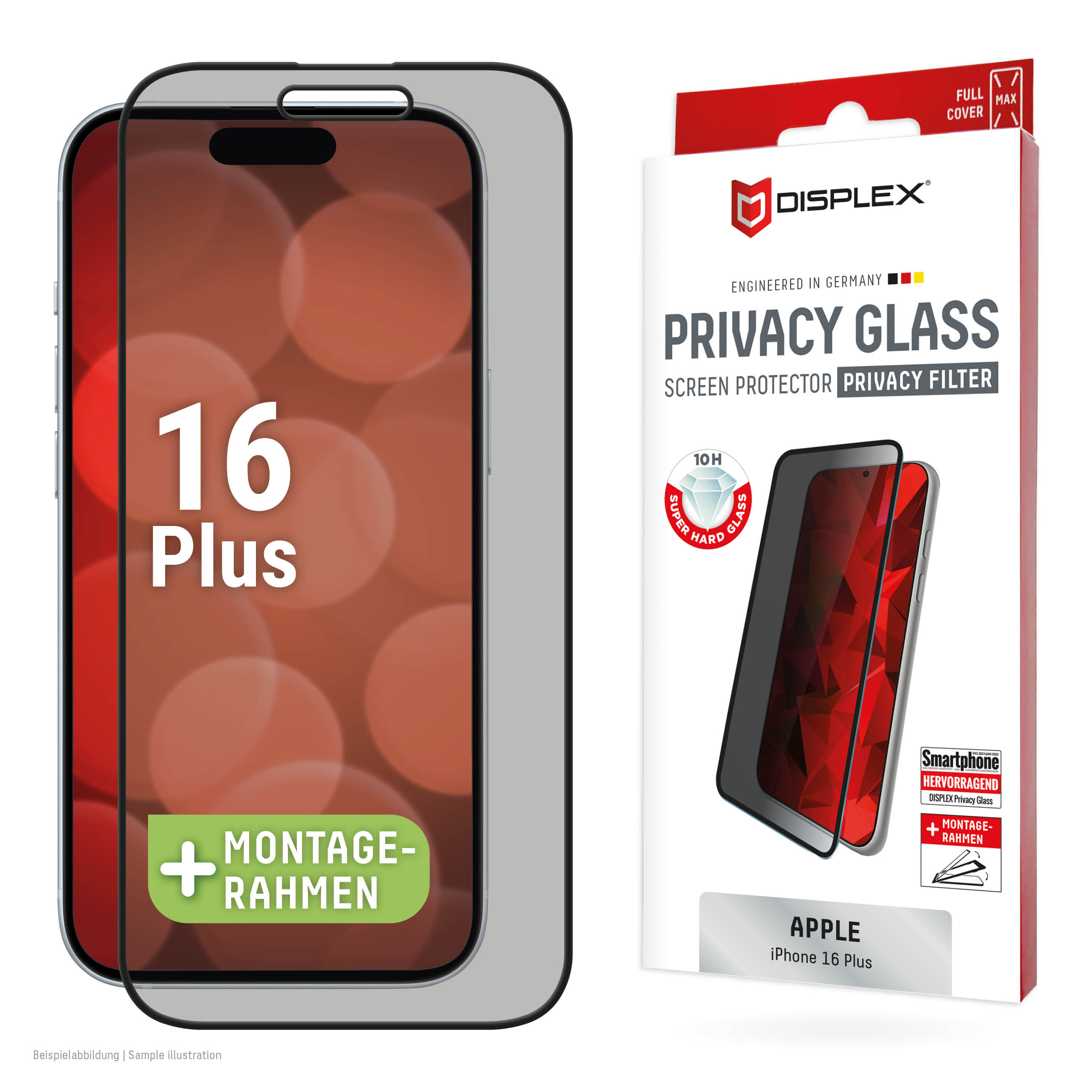 iPhone 16 Plus Privacy Glass 02017, Displex