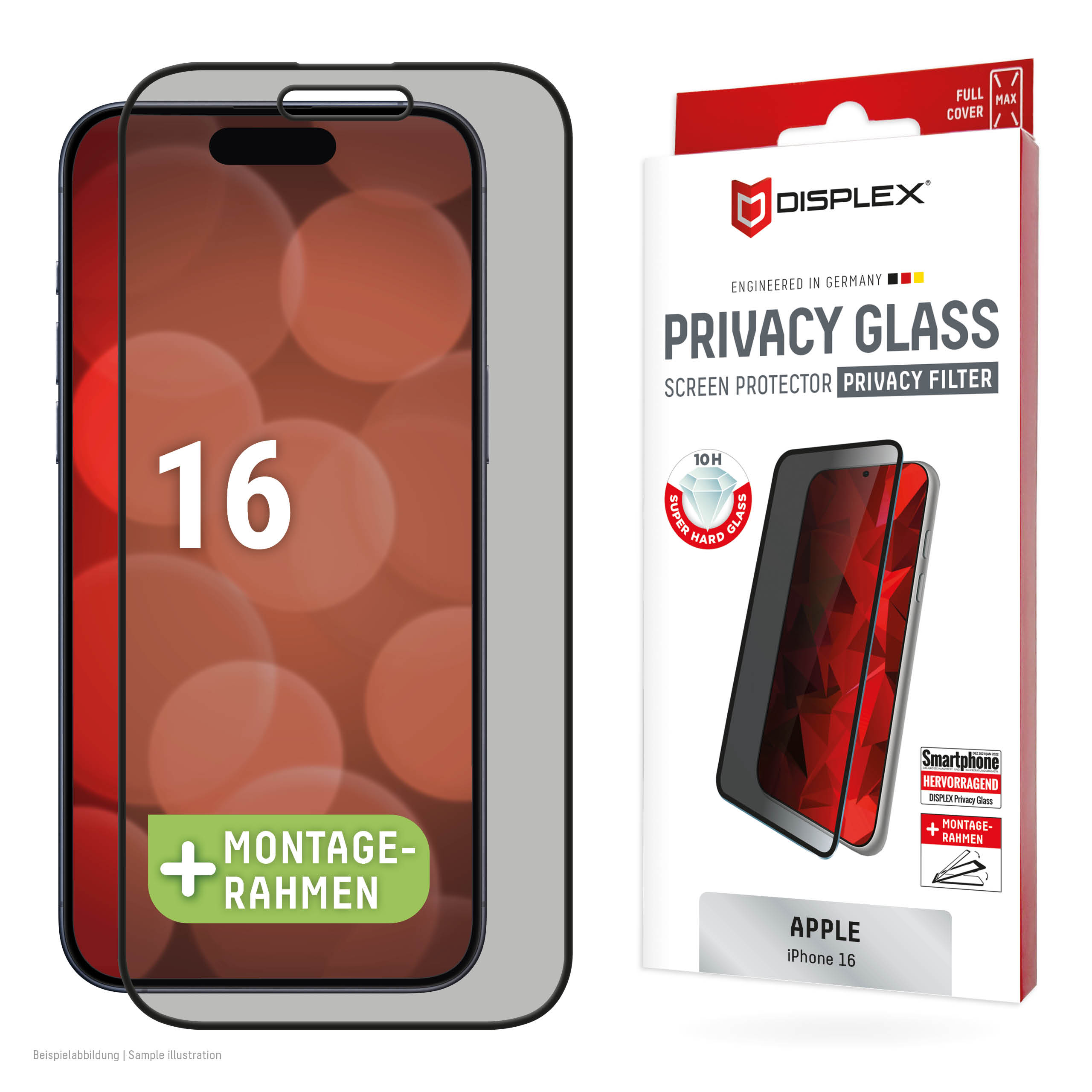 iPhone 16 Privacy Glass 02016, Displex