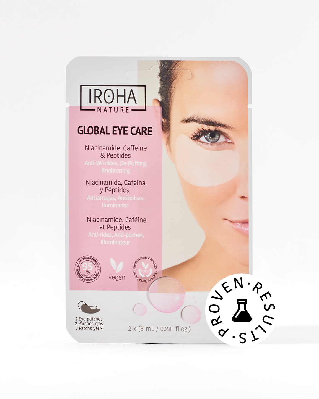 Iroha Nature Global Eye Care Patches mit Niacinamid