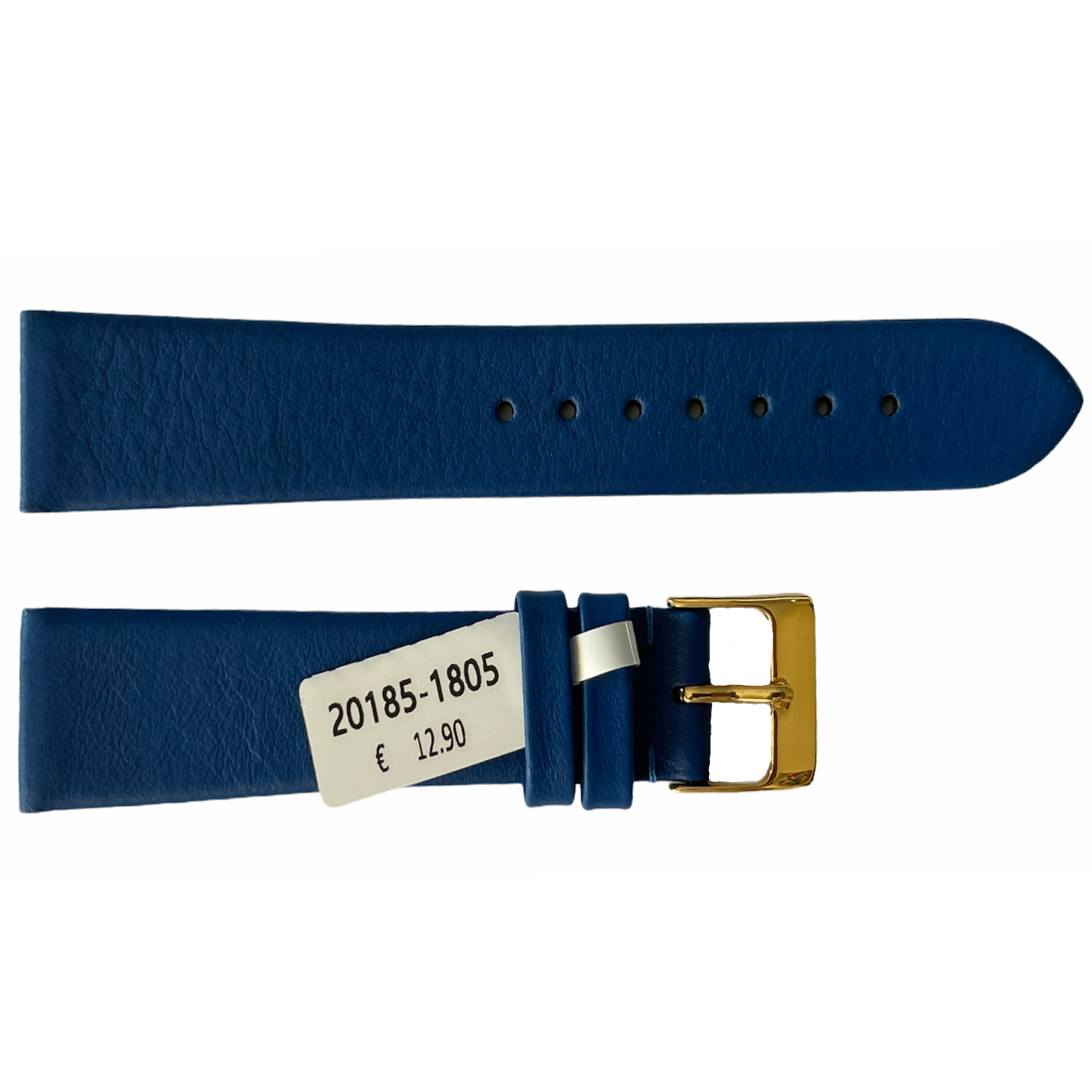 Leder wasserdichte blaue weiche Gurtband für Uhren 18mm