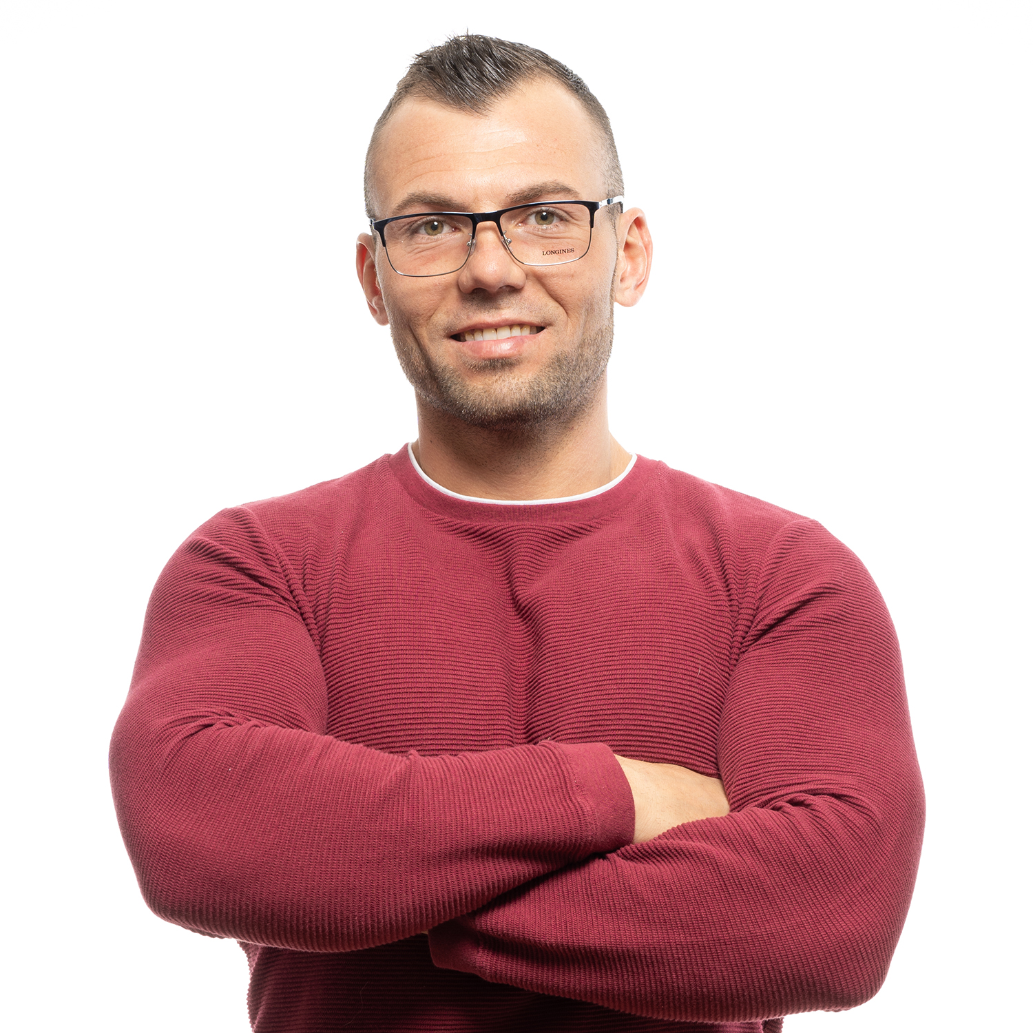 Longines LG5005-H 090 Herren Brillenfassung mit Glasfassung – 56 mm - Image 3