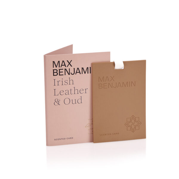 Irish Leder und Oud Luxuriöser Duft-Karte Max Benjamin