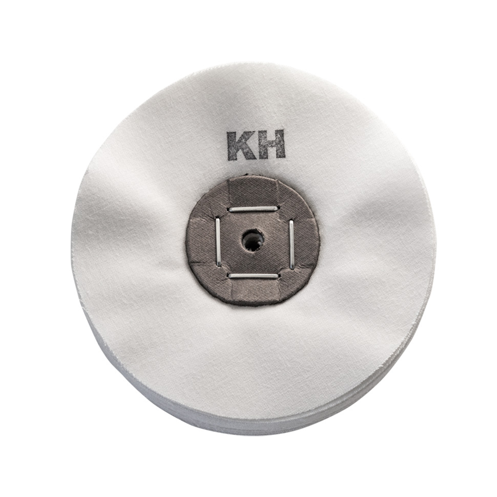 Merard Polier Scheibe N° KH, Bleichende Baumwolle, Ø 120 mm, 64 Faltungen